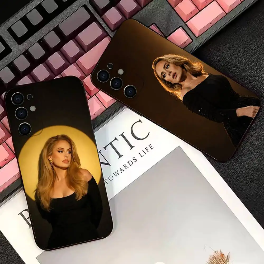Pop Singer A-Adele  Phone Case For Samsung S25,S23,S22,S20,S21,S30,Ultra,Plus,Note,5G Black Cover