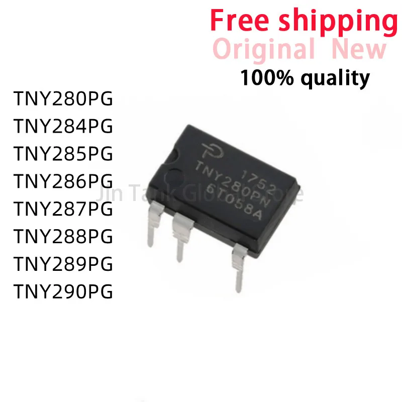 (5piece)100% New TNY280PG TNY284PG TNY285PG TNY286PG TNY287PG TNY288PG TNY289PG TNY290PG DIP-7 Chipset