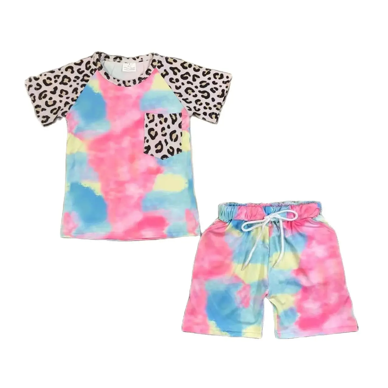 Baby clothes short-sleeved plus shorts complete set  T-shirt shorts short-sleeved suit cotton material