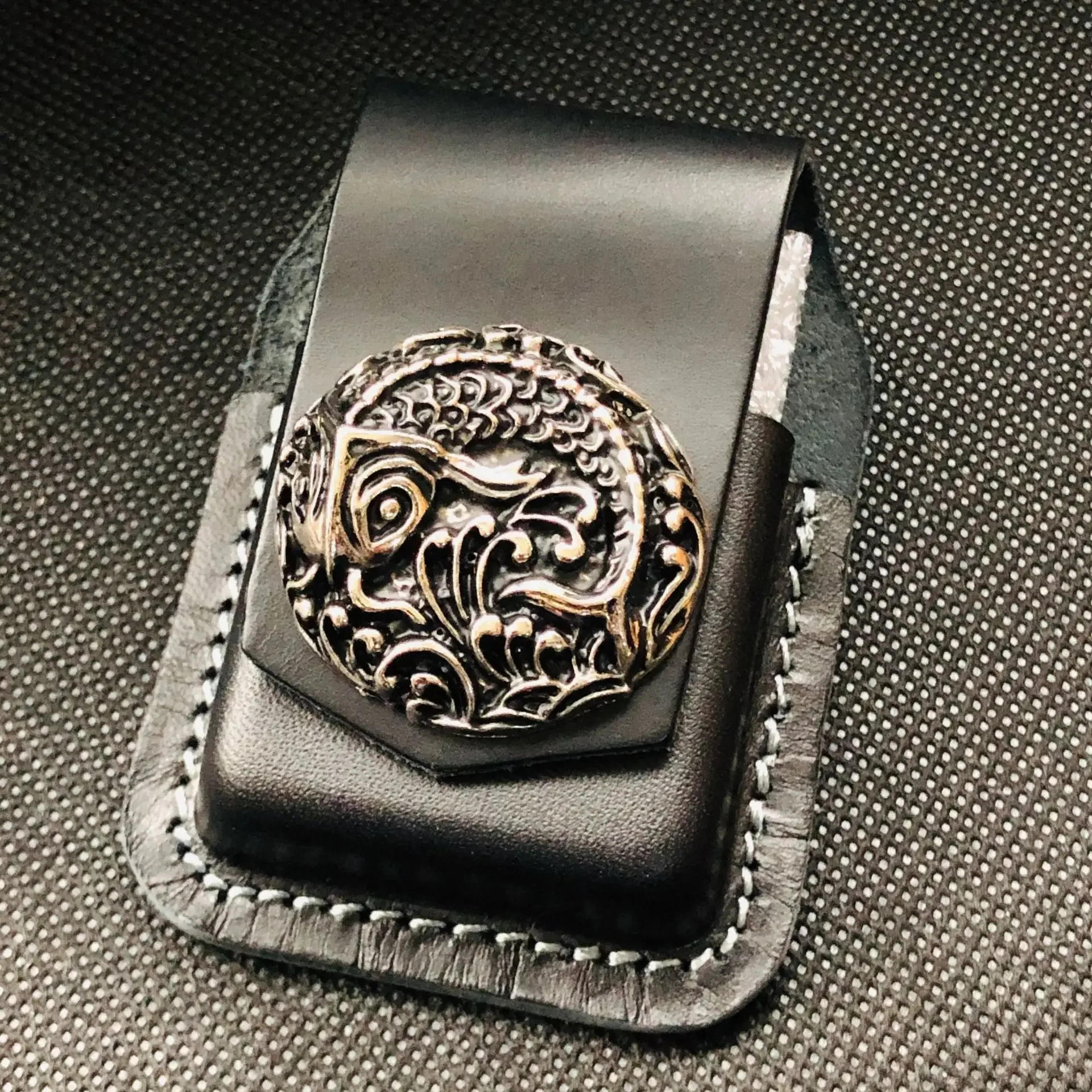 Genuine Leather Lighter Case Bag Cover Holder Windproof Lighter Box Case for ZORRO Lighter Leather Cover Case Bag Cigarette Box