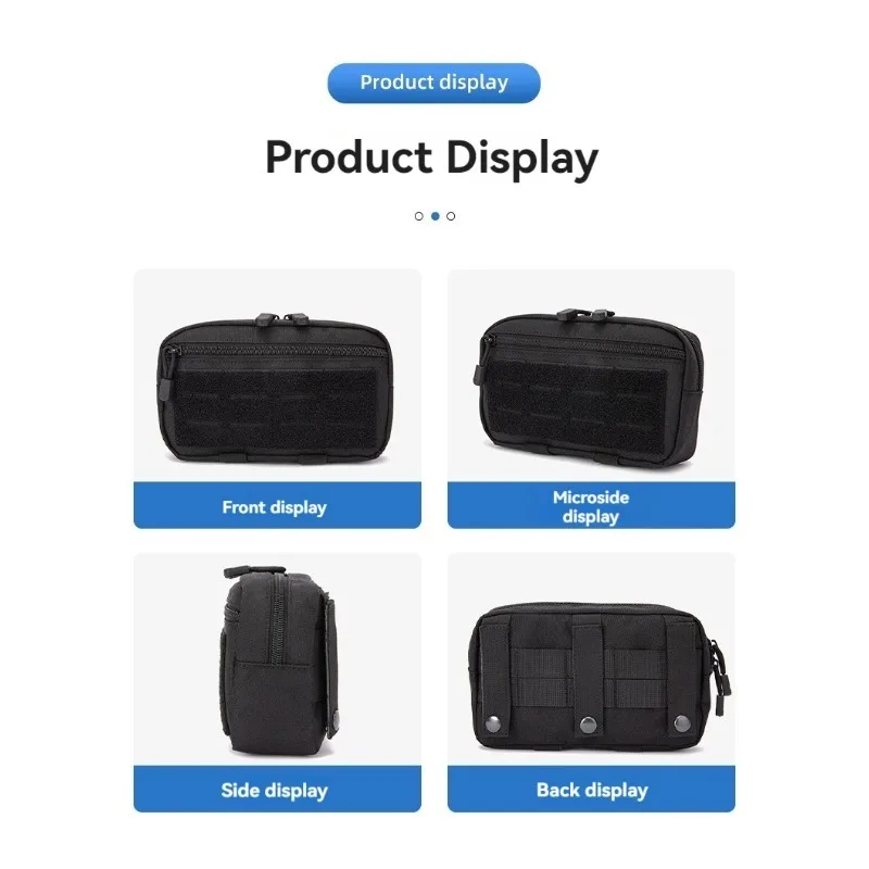 EDC Molle Tactical Pouch Waist Pack Compact Utility Pouches Waist Belt Bag Medical Bags Phone Case Hunting Accessories