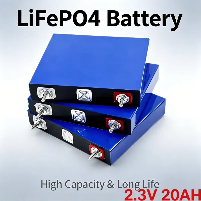 SUYIJIA 2.3V LiFePO4 Cell 20Ah 20000mAh CE Certified Lithium Iron Phosphate Battery For Solar RV E-Bike Power Backup Storage