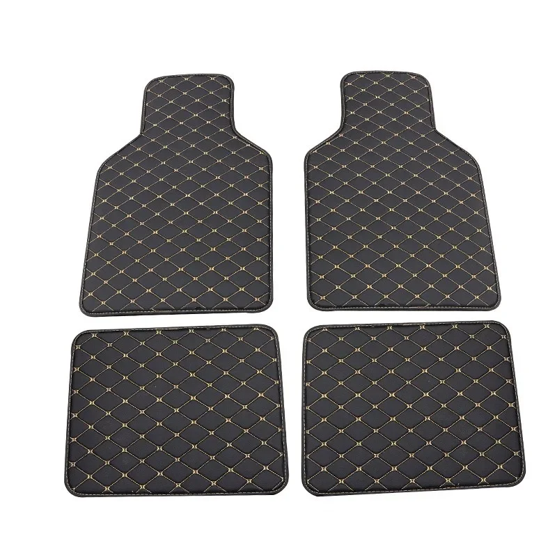 

NEW Luxury Car Floor Mats For Hyundai Solaris Elantra Sonata Active Accent Creta Encino Equus i30 ix25 ix35 ix45 Car Accessories