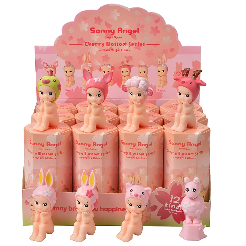 

Hot Sale Sonny Angel Cherry Blossom Series Blind Box Anime Mini Figures Cartoon Model Doll Toy For Children Birthday Gifts