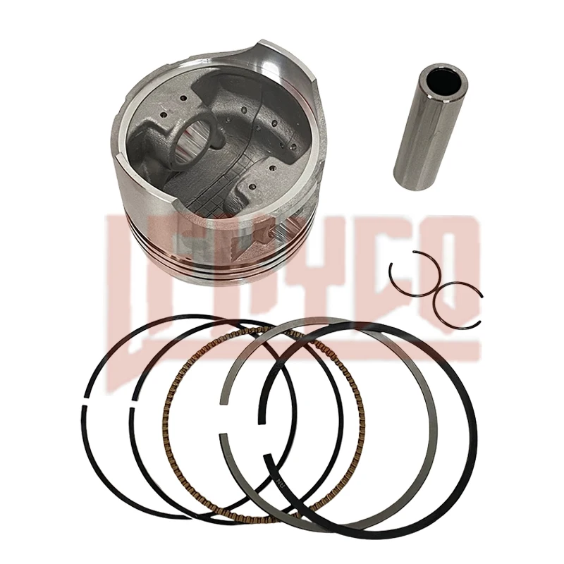 Motorcycle Racing Modified 63.5mm High Compression Piston Kit for Honda CG200 NXR150 CB150 BROS150 GL150 Titan150 to 200cc Parts