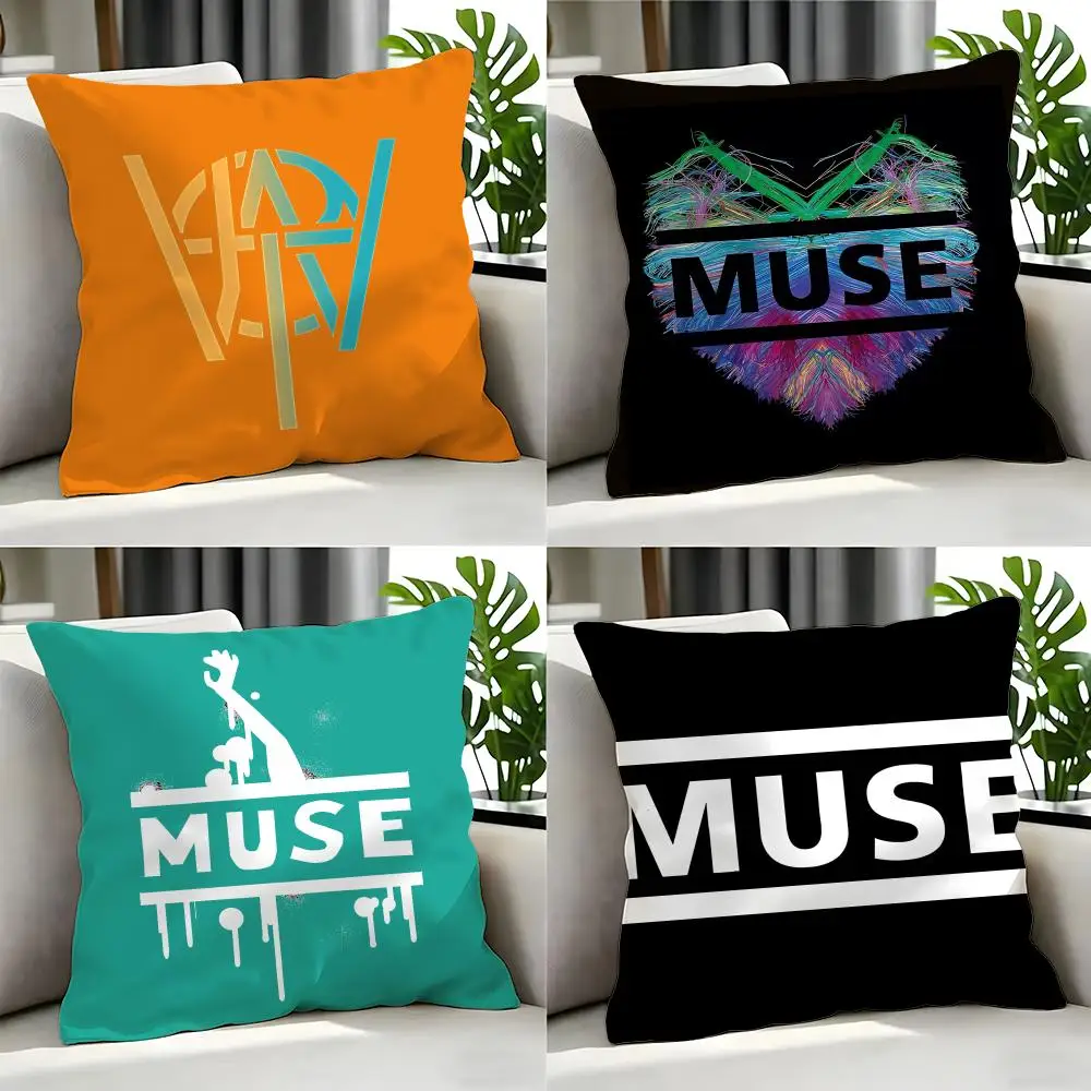 rock Muse Cushion Cover Cushion Cover Set 4Pcs 50x50 45x45 40x40 Pillowcase Decorative Sofa Home Decor
