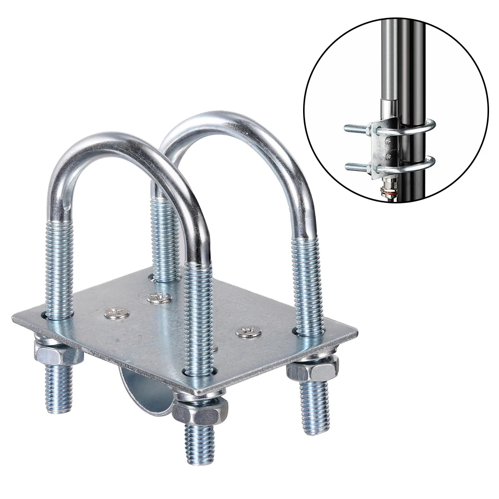 1pc Antenna Mast Clamp Bracket U-Bolt Mounting Tool-free Antenna Angle Adjustment For Lora Helium Hotspot Miner Antenna view 6