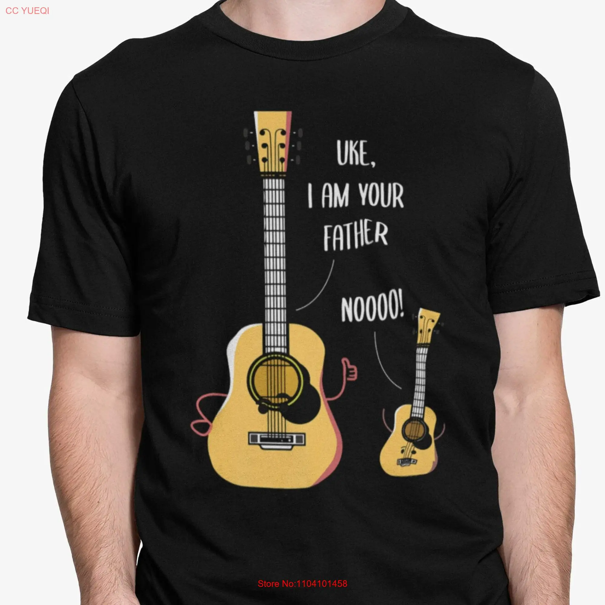 Uke I Am Your Father Guitar Player GuitarisT T Shirt Funny Playing for Guitarists and Rock Fans Country Music Apparel