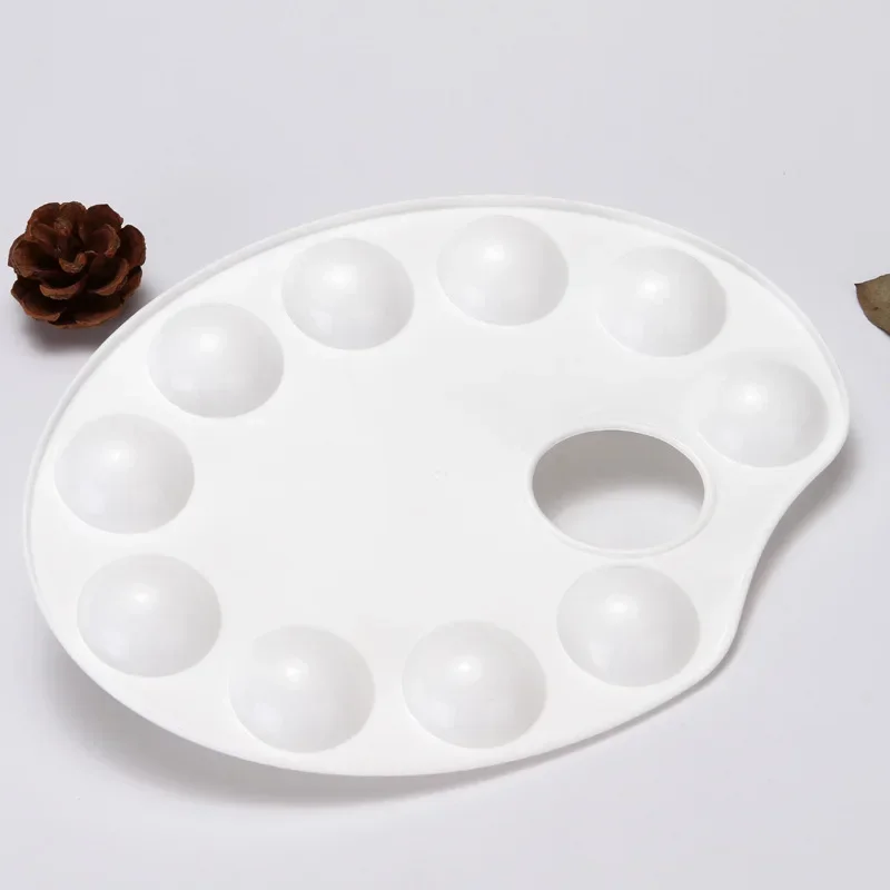 

Art Paint Tray, Plastic Mixing Palette, Ceramic Paint Palette, Watercolor Supplies, 10 Grid