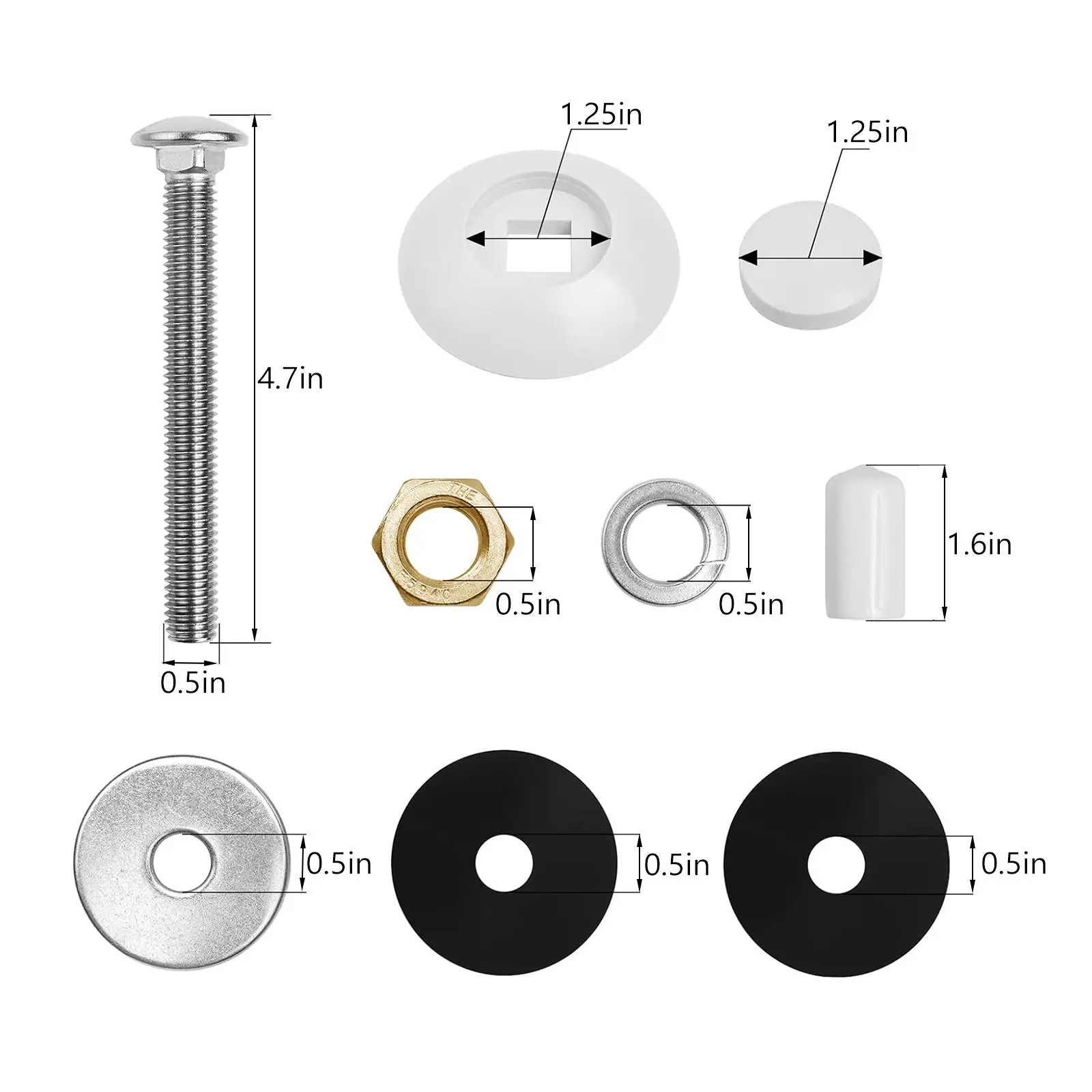 Pool Diving Board Replacement Diving Board Fixing Set Diving Board Bolts