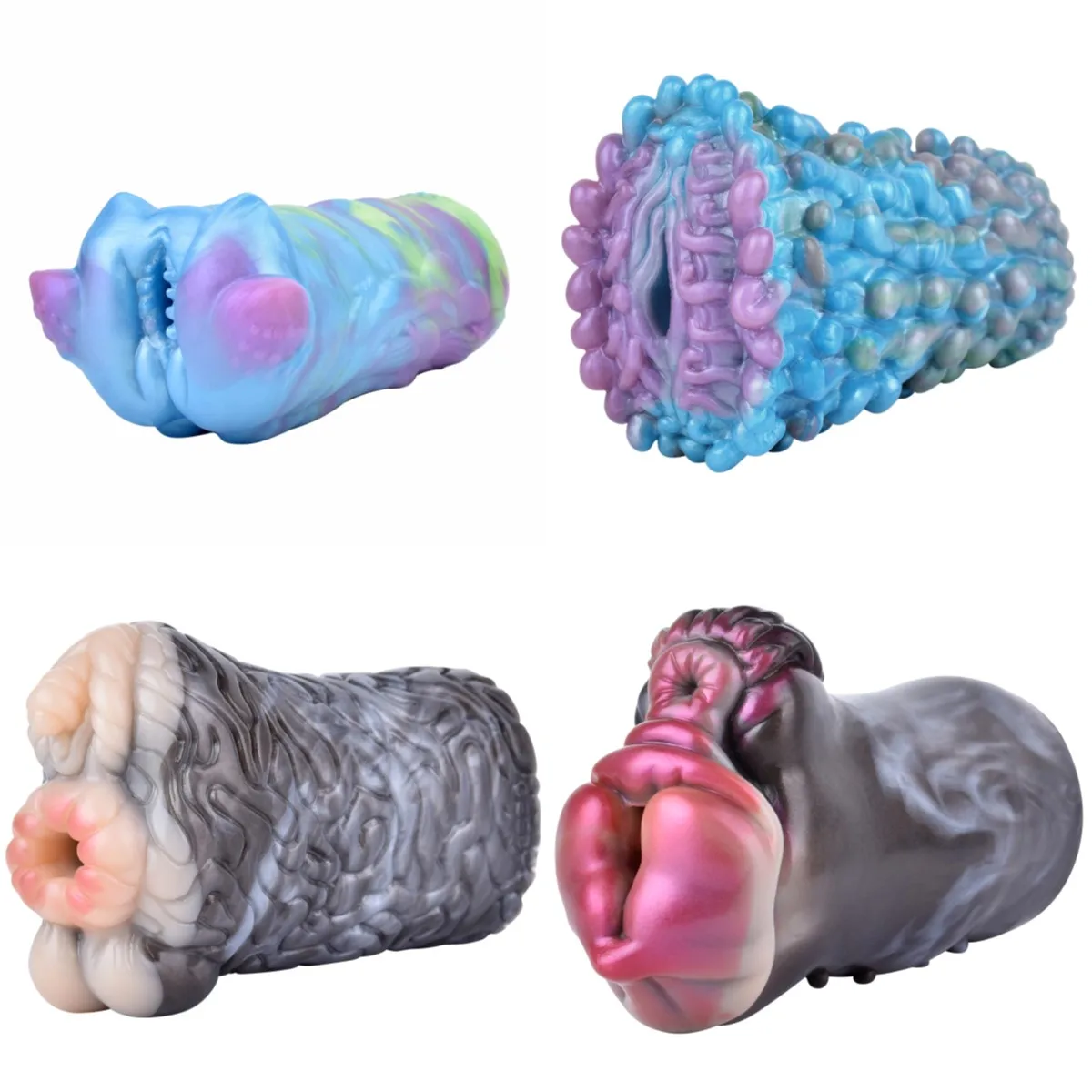 GEEBA Monster Onahole para Hombres 18+ Masturbador Masculino de Fantasía, Vagina Realista de Silicona, Juguetes Sexuales para Adultos