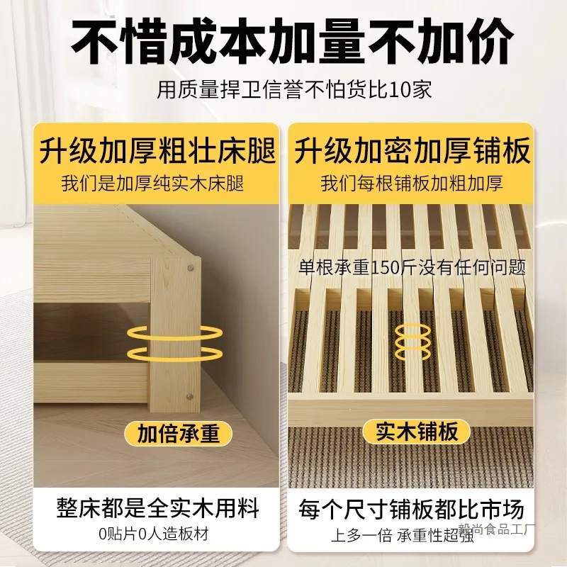 Small apartment living room tatami single push-pull bed dual-purpose folding sofa bed