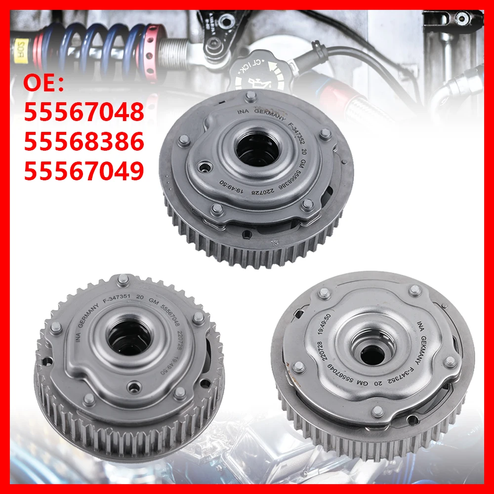 Intake Exhaust Engine Timing Camshaft Cam Gear For Chevrolet- Aveo Cruze Sonic Opel Vauxhall Astra 55567048 55568386 55567049