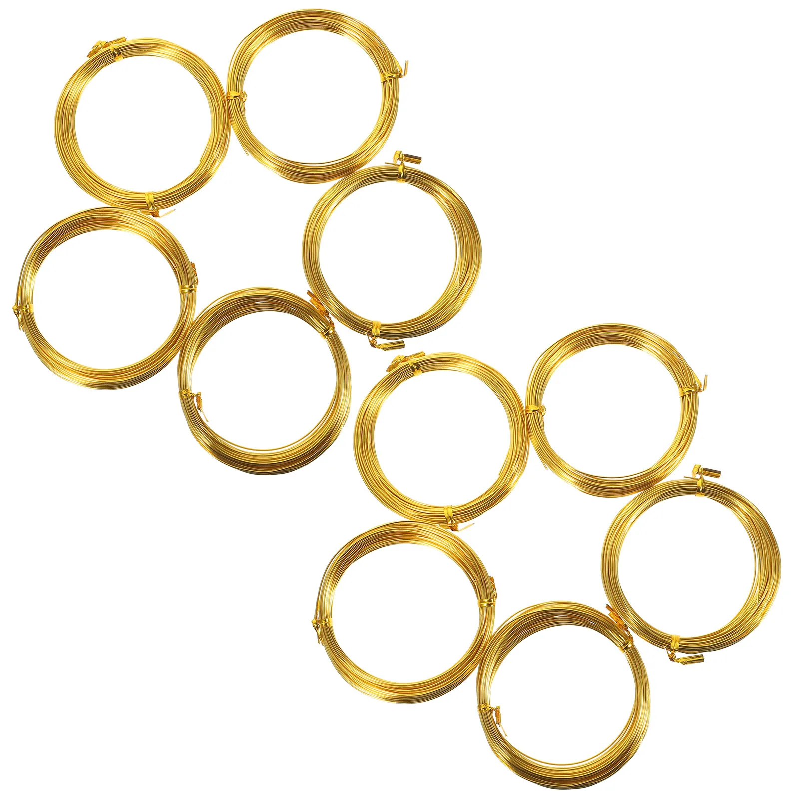 

10 Rolls Color Aluminum Steel Horticultural Wire Thin Bonsai Home Plants Tree Training