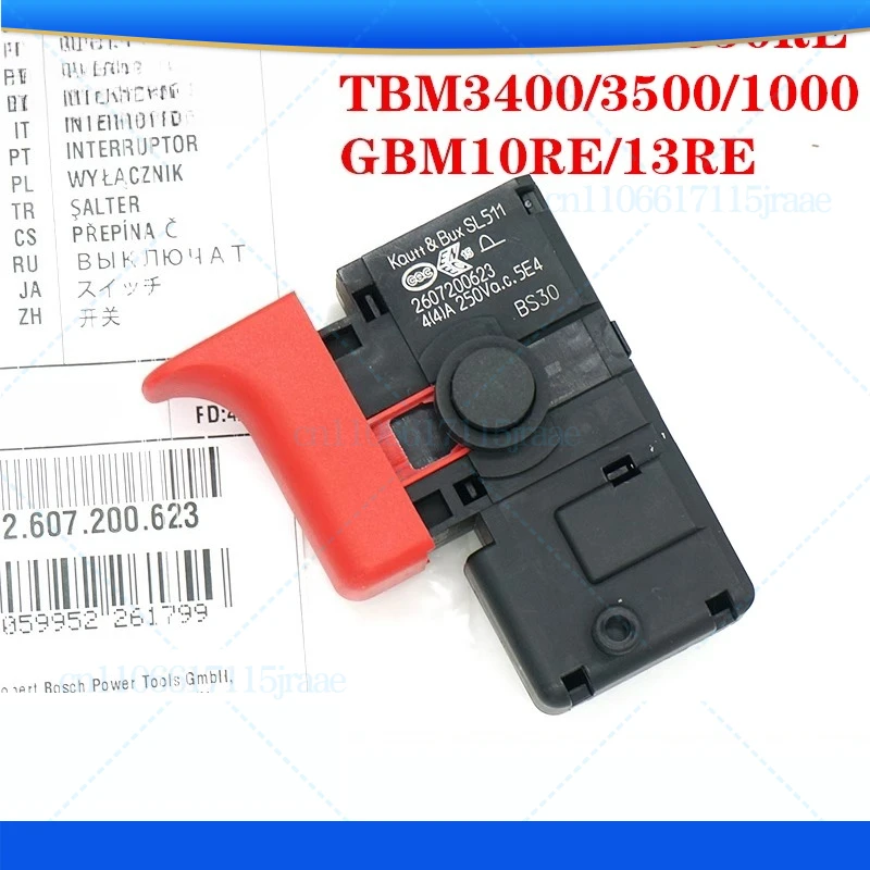 

2 шт. для ручной дрели BOSCH, переключатель управления скоростью TBM3400/3500 GBM10RE/13RE, аксессуары для дрели