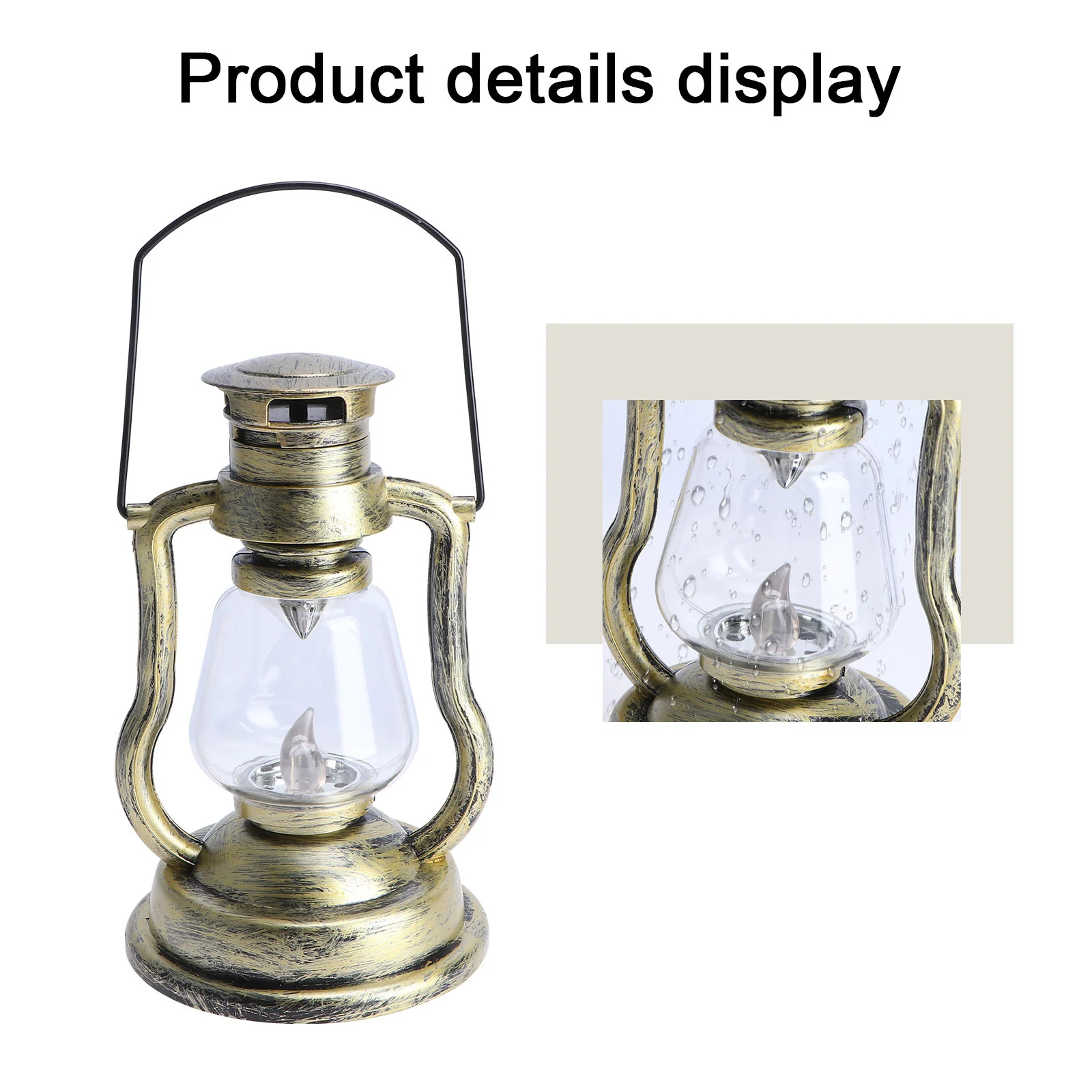 โคมไฟย้อนยุค 1 ชิ้น โคมไฟพกพาสร้างสรรค์ ตกแต่งบ้าน ไฟกลางคืนสไตล์วินเทจ สร้างบรรยากาศ สำหรับบาร์และสวน