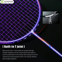 Alp GJ 10U Ultralight 52g T800 Bow And Arrow Badminton Racket Authentic Tensile Force 13kg Outdoor Sports Carbon Fiber Titanium 3