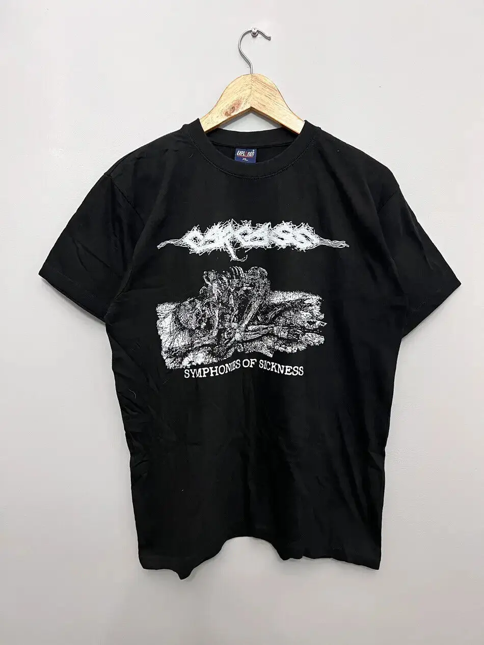 Carcass Symphonies Of Sickness graphic short sleeve T Shirt men women KTV7040