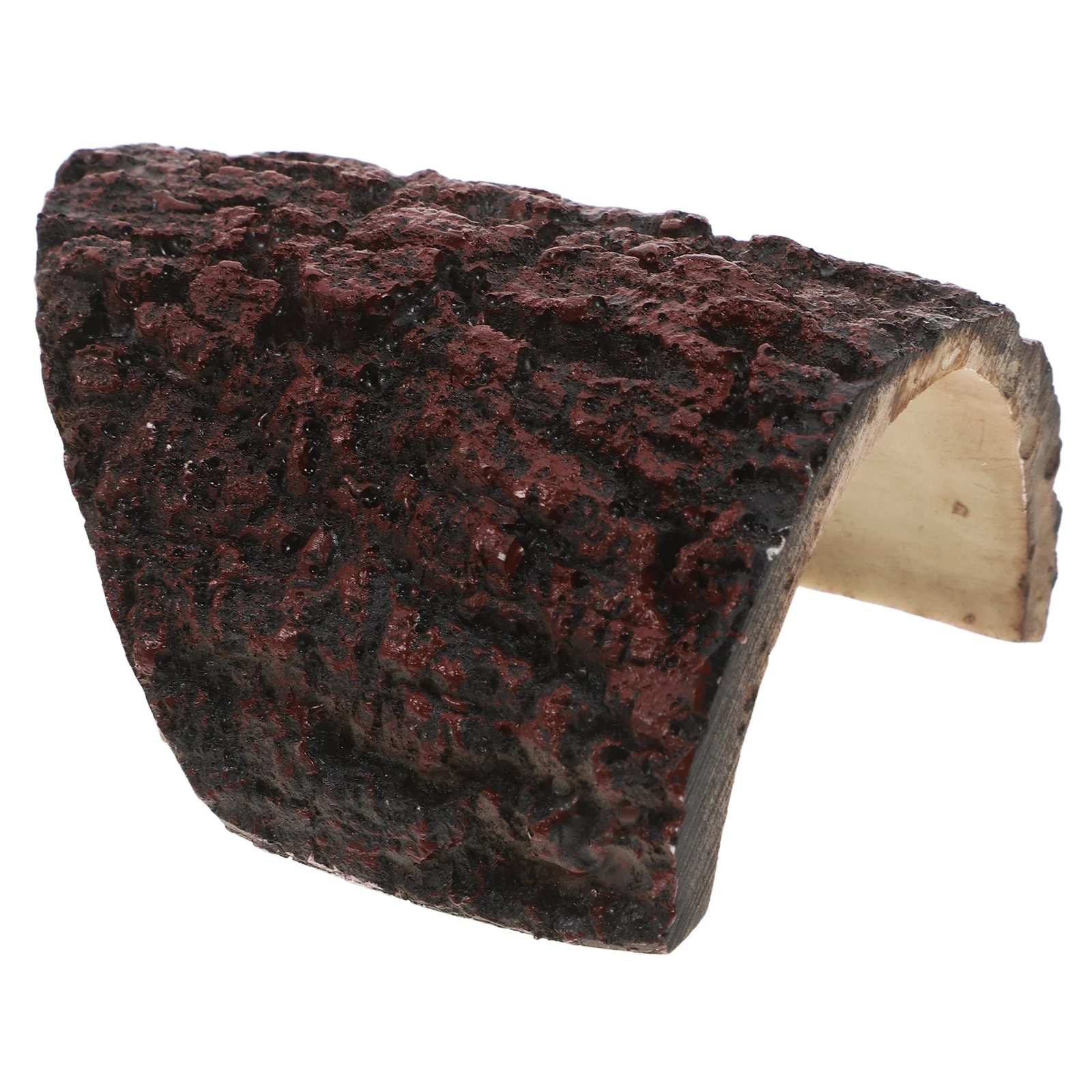 

Realistic Resin Tree Hollow Reptile Cave Hideout for Bearded Dragon Gecko Snake Fish Tank Aquarium Terrarium Decor