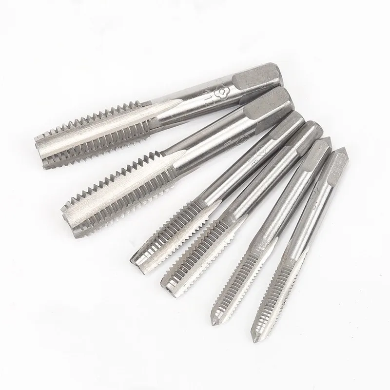 

1Pc 7/16 - 14 16 18 20 24 27 28 32 36 40 UNC UN UNS UNF HSS Right Hand Tap TPI Threading Tools For Mold Machining