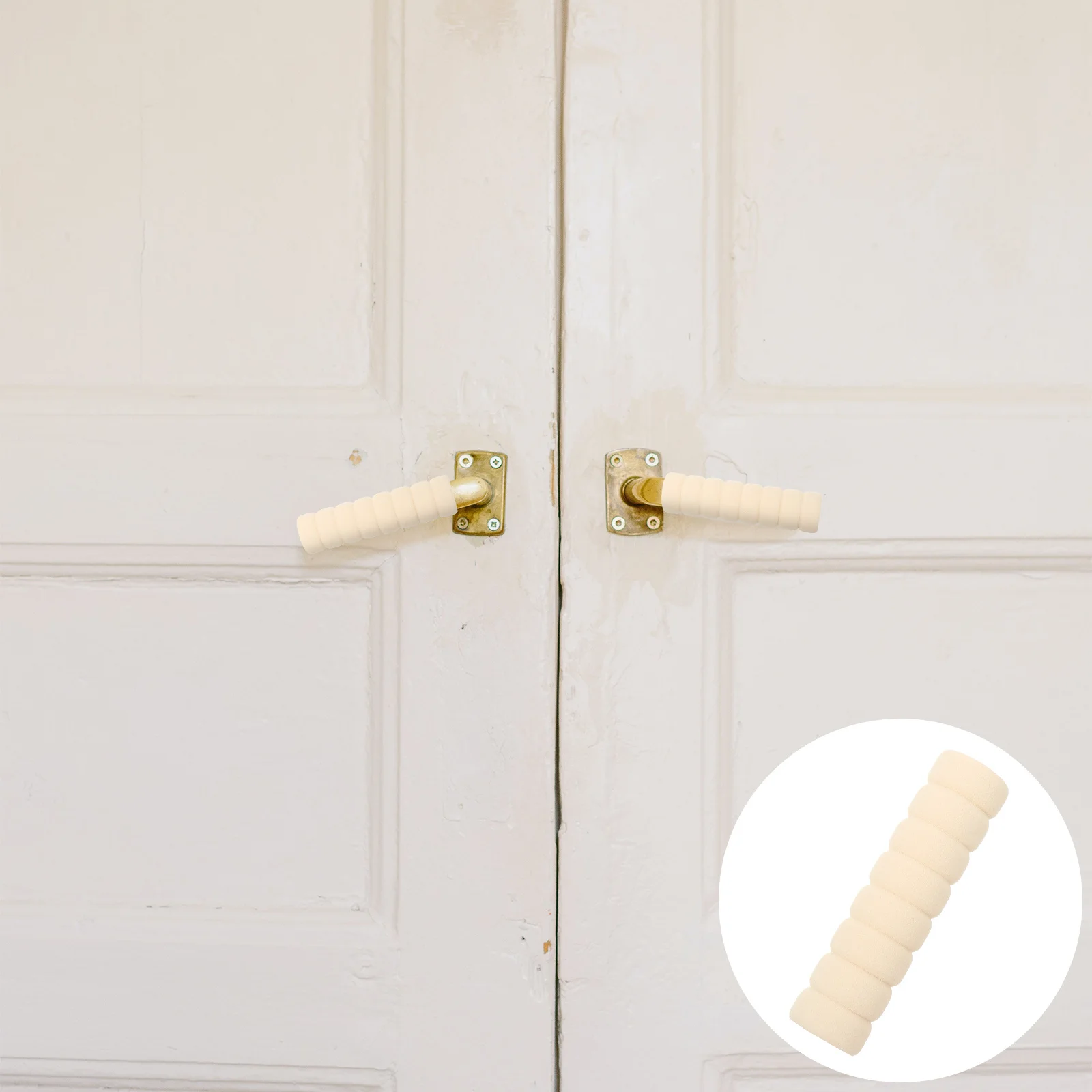 

10 шт., защитные бамперы с рукавами дверной ручки, мягкая крышка дверной ручки, антистатические защитные перчатки для детей и пожилых людей