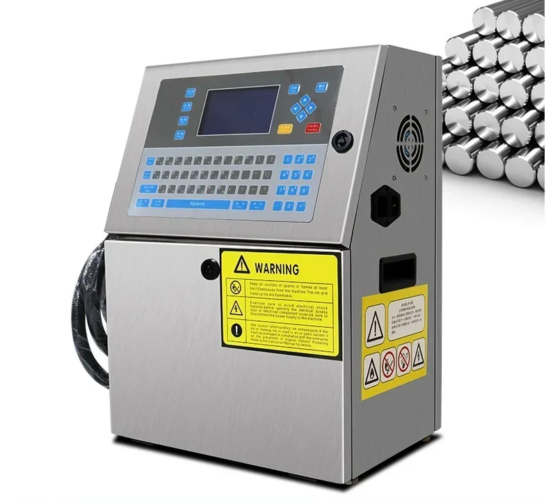 Automatyczny kodownik CIJ (Continuous Inkjet) do drukowania dat na torbach plastikowych/butelkach PET