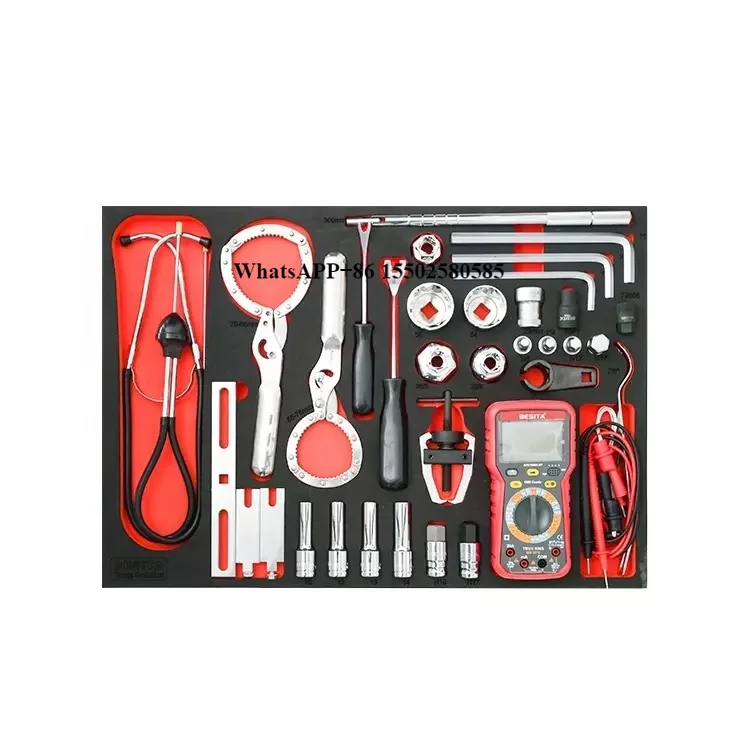 Multi Function Professional Tools Box Vehicle Tools Auto Maintenance Special Tools Setwith Tray in Stock