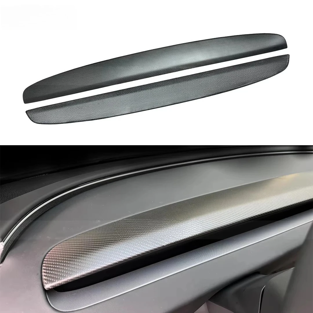 For Tesla Highland Model Y Juniper New Dry Molded Carbon Fiber Dashboard Full Interior Kit Replacement