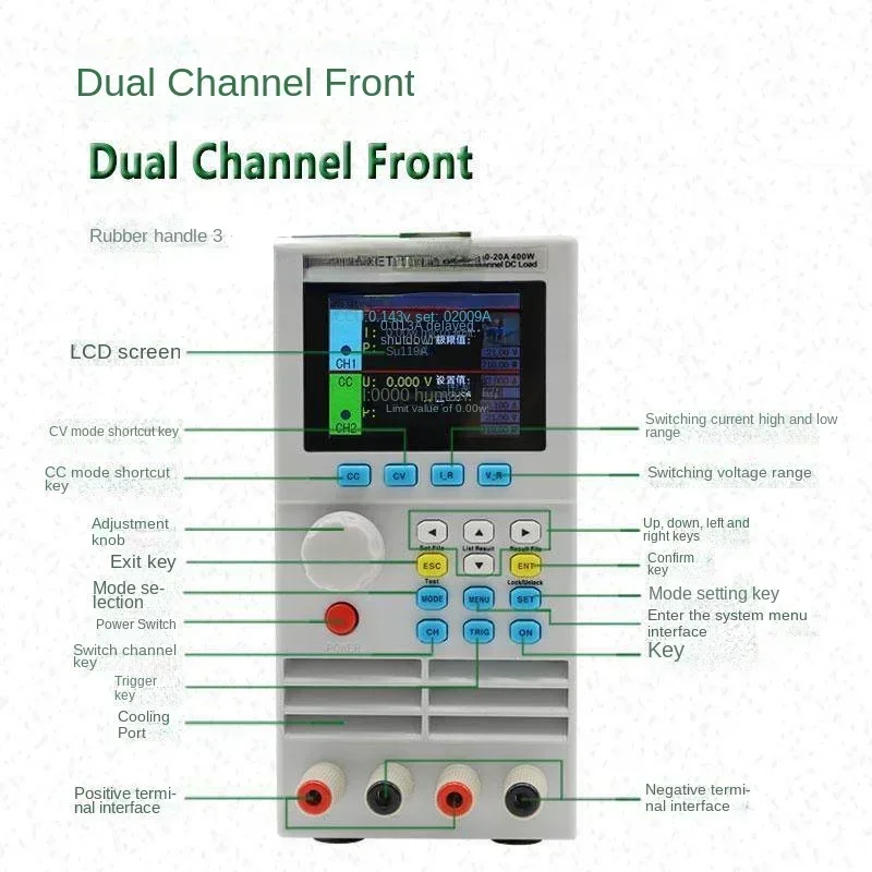 Load Meter Et5410 5411 Et5420 60V/30a/150W Programmable DC Load