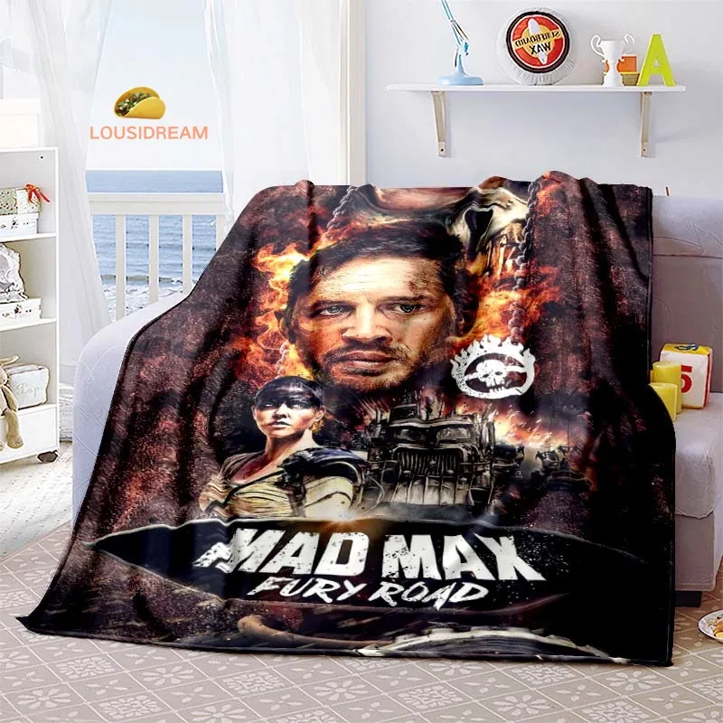 Mad Max Fury Road Flannel Soft Warm Blanket Retro Blanket Bed Bedroom Living Room Sofa Travel Picnic Blanket Birthday Gift