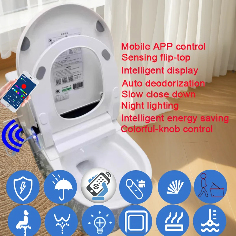 Automatic Opening Toilet Seat Cuvette Japonaise Tapa WC Japones Digital WC Auto Flip Bidet Janpanese Toilets Seat Smart Toilet