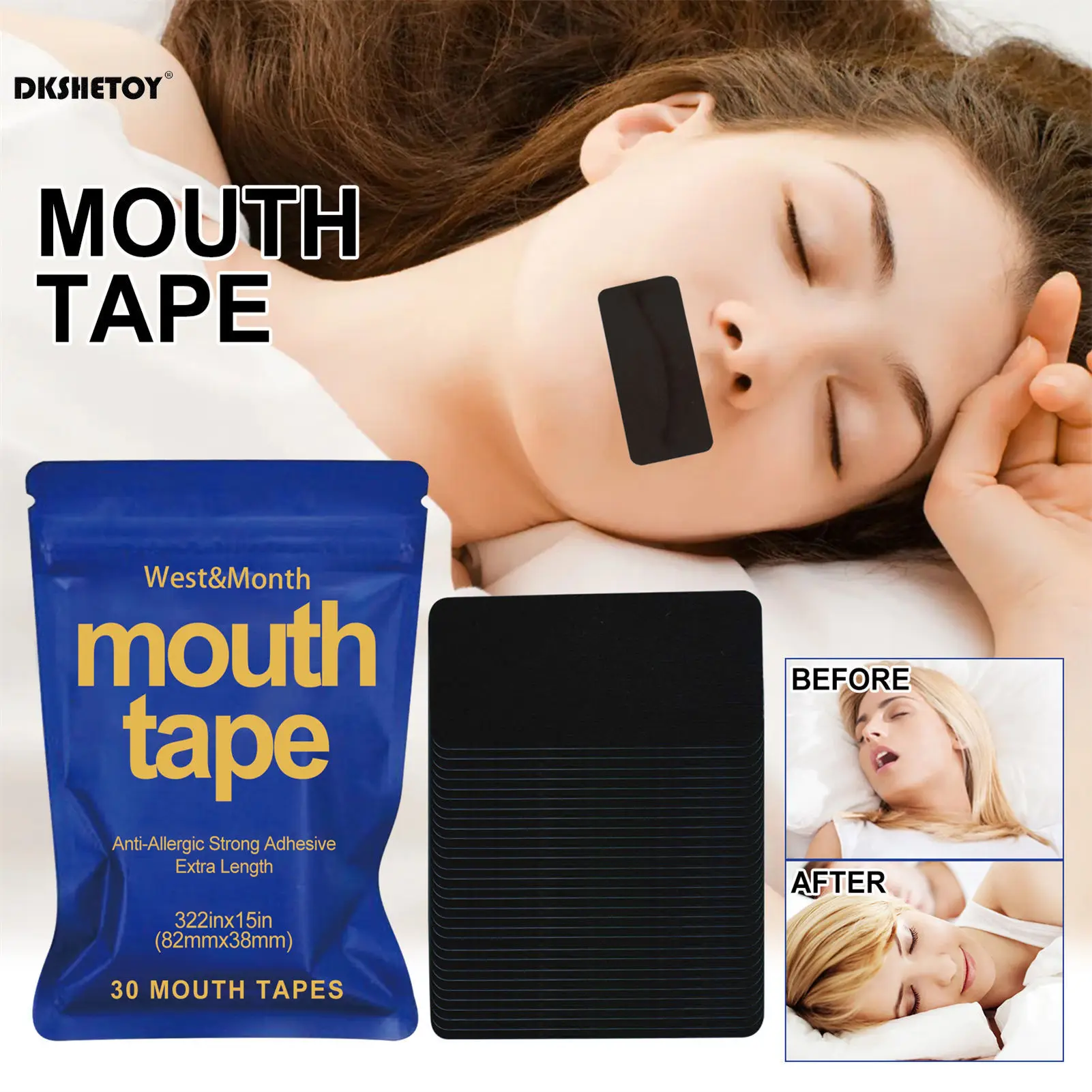 snoring strips strong adhesive for Kids Adult Stop Snoring Mouth Tape Breath Nasal Strips Aid Stop Snoring Nose Patch devices