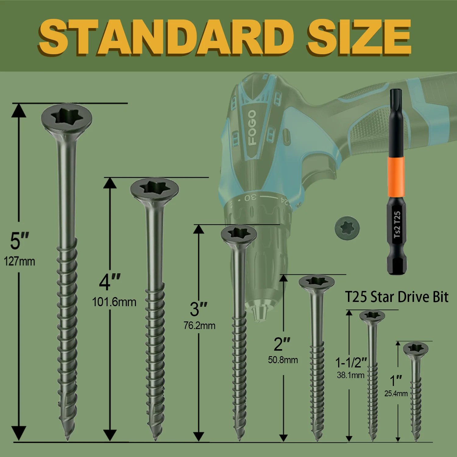 ไดรฟ์ทอร์กซ์ VKKM # สกรูสํารับ 10x4" 100 ชิ้น – ทนความร้อน ทนต่อการสั่นสะเทือนสําหรับบันไดและราวบันได