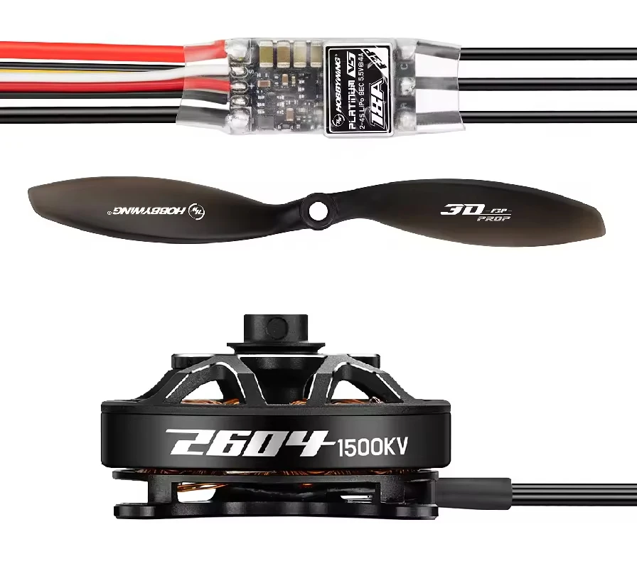 

Hobbywing 3D Power Pack Series F3P -3D-COMBO 2604-1500KV motor Plastic Indoor Competition RC Plane Airplane Fixed wing aircraft