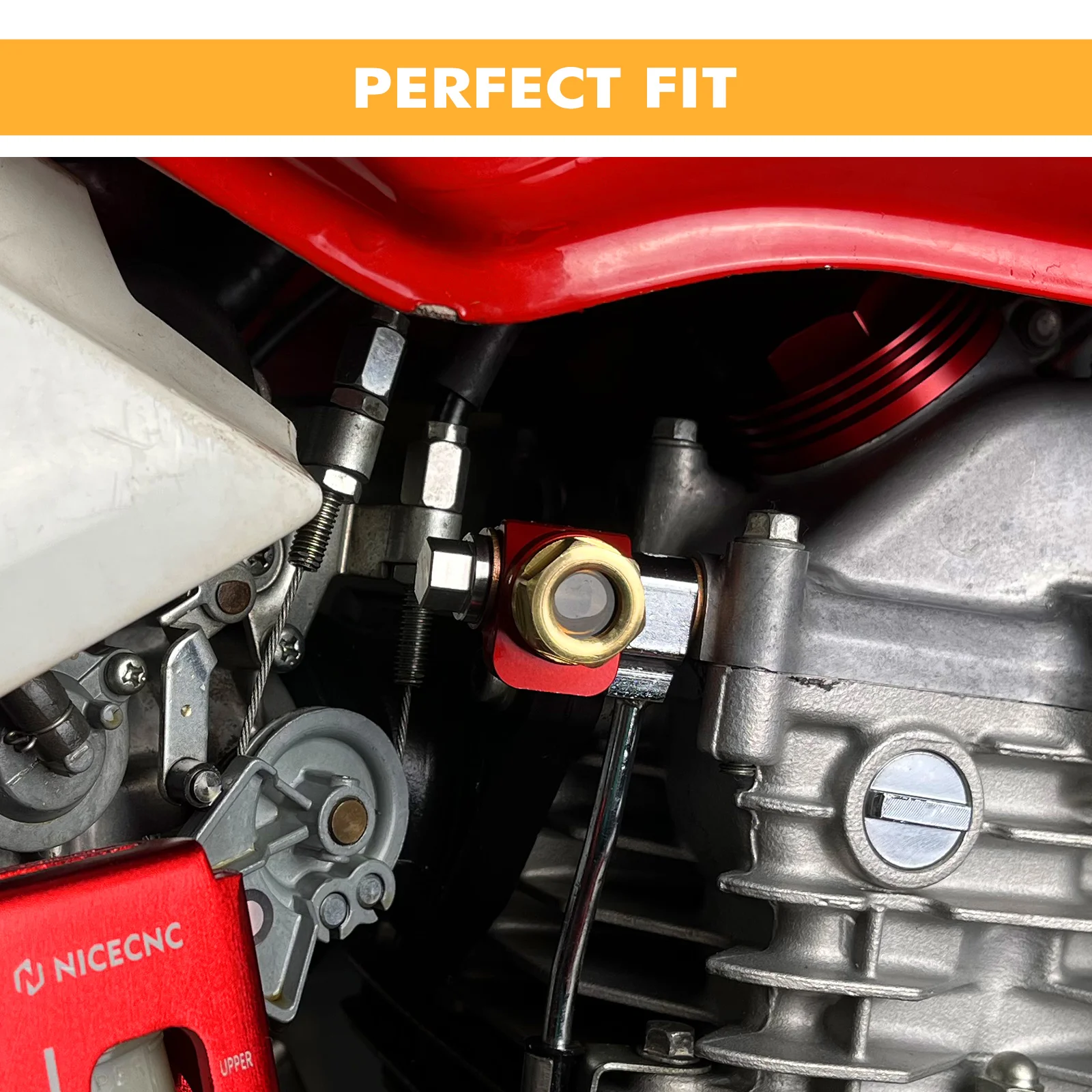 

NICECNC for Honda XR650L XR600R XR 600L 600R 600 L R 1985-2024 2022 2021 Banjo Bolt Oil Sight Glass Motocross Aluminum Alloy