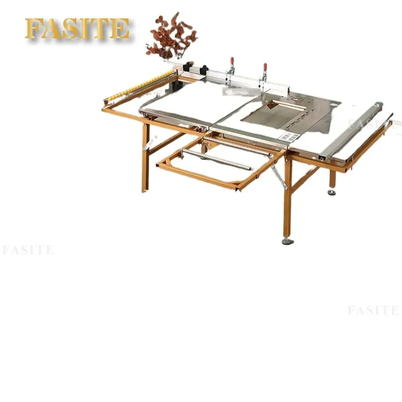 For Woodworking Saw Table High Precision Multi Functional Folding Workbench Dust Free Push Table Saw Integrated Machine Home