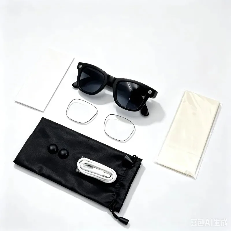 GS4 MAX Smart Eyewear With 8MP Camera, Video Recording & AI Translation Function