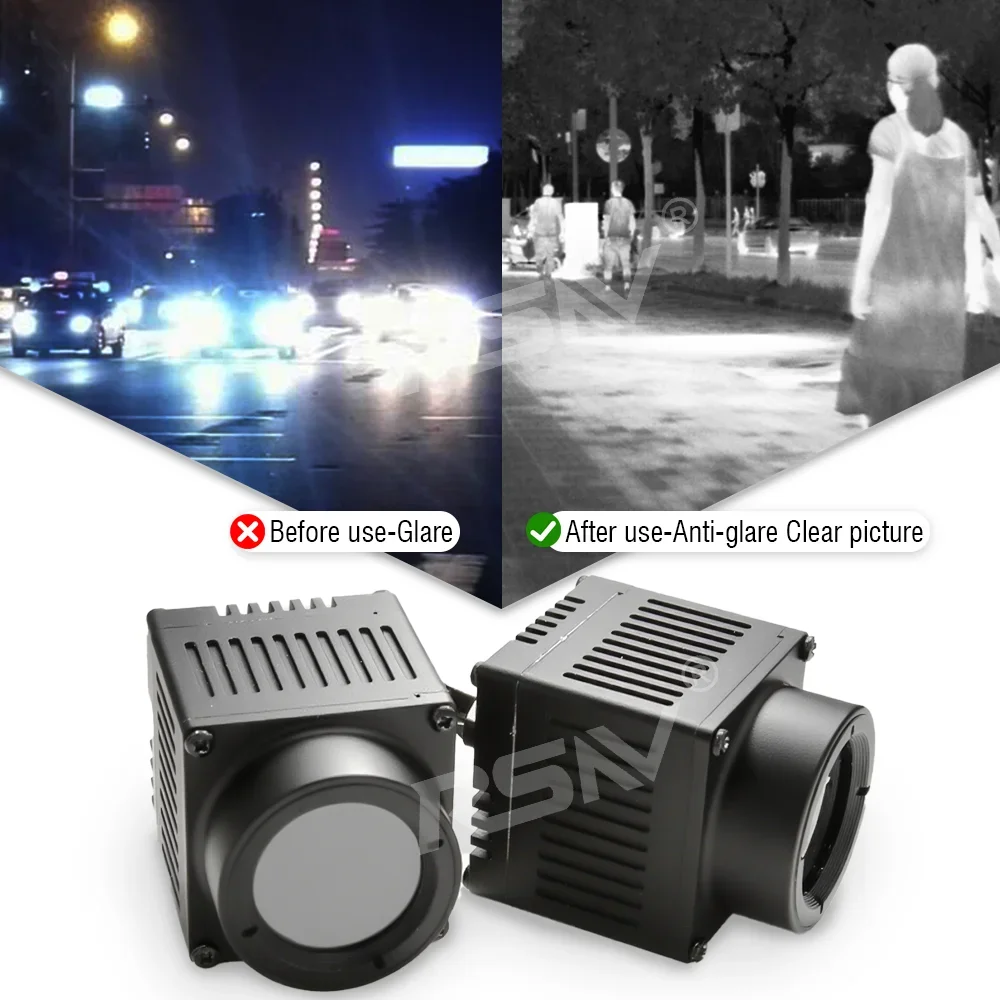

RSNV Light Weight 640*512px NETD 40mk Driving Assistant Thermal Imaging Thermal Car Camera