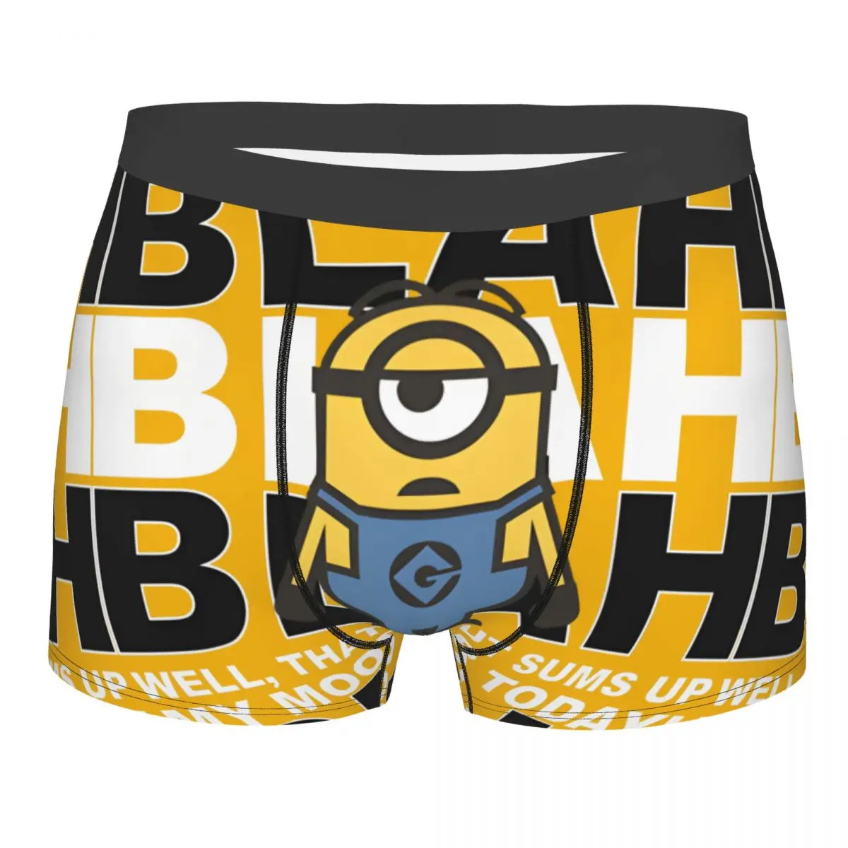 Despicable Me Minions Minions Underpants Cotton Panties Men\'s Underwear Comfortable Shorts Boxer Briefs