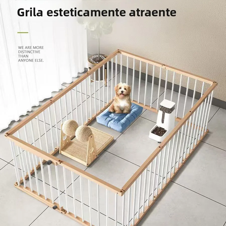 indoor-pet-dog-fence-small-medium-size-dog-cage-room-separation-home-use-dog-kennel-stainless-steel-cage-professional-install