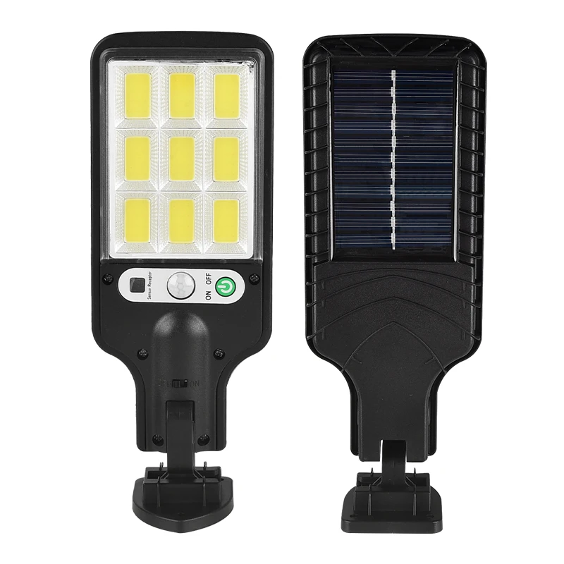 Lámpara de pared con Control remoto y Sensor de luz LED Solar para exteriores, lámparas de seguridad de calle de emergencia impermeables, luces para