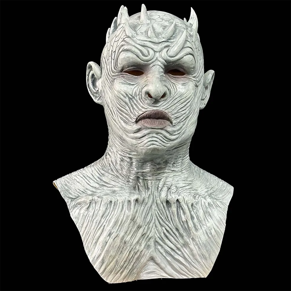 Night King Maske Horror Latex Night King Maske Halloween Festival Aufführung Horror Maske Night King Erwachsenen Cosplay Masken Kopfbedeckung – Detail 2