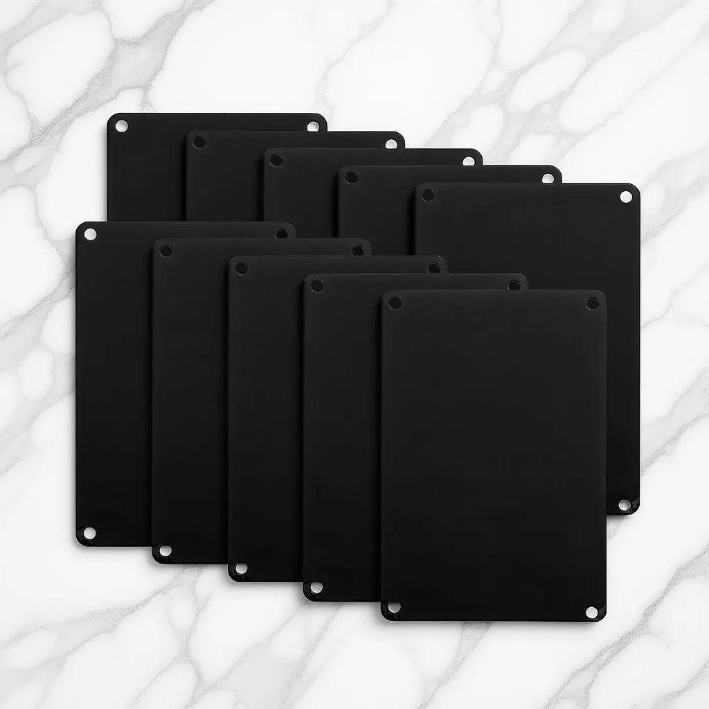 

10 шт. алюминиевых табличек для имен, пустые металлические пластины, многофункциональные таблички для дверей, металлические таблички для печати, аксессуары для самостоятельного изготовления