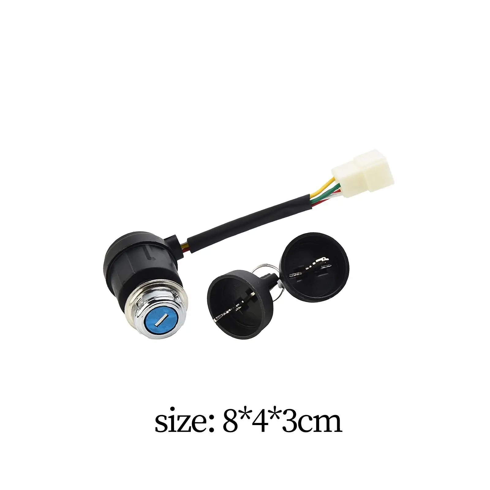 Kit de commutateur d'allumage, accessoires avec 2 clés, interrupteur à clé de contact universel pour