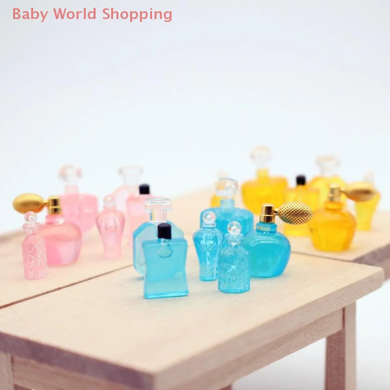 かわいいシミュレーション香水 6 点セットドールハウスおもちゃミニチュアモデル装飾品装飾 DIY 樹脂アクセサリー子供ままごとのおもちゃ