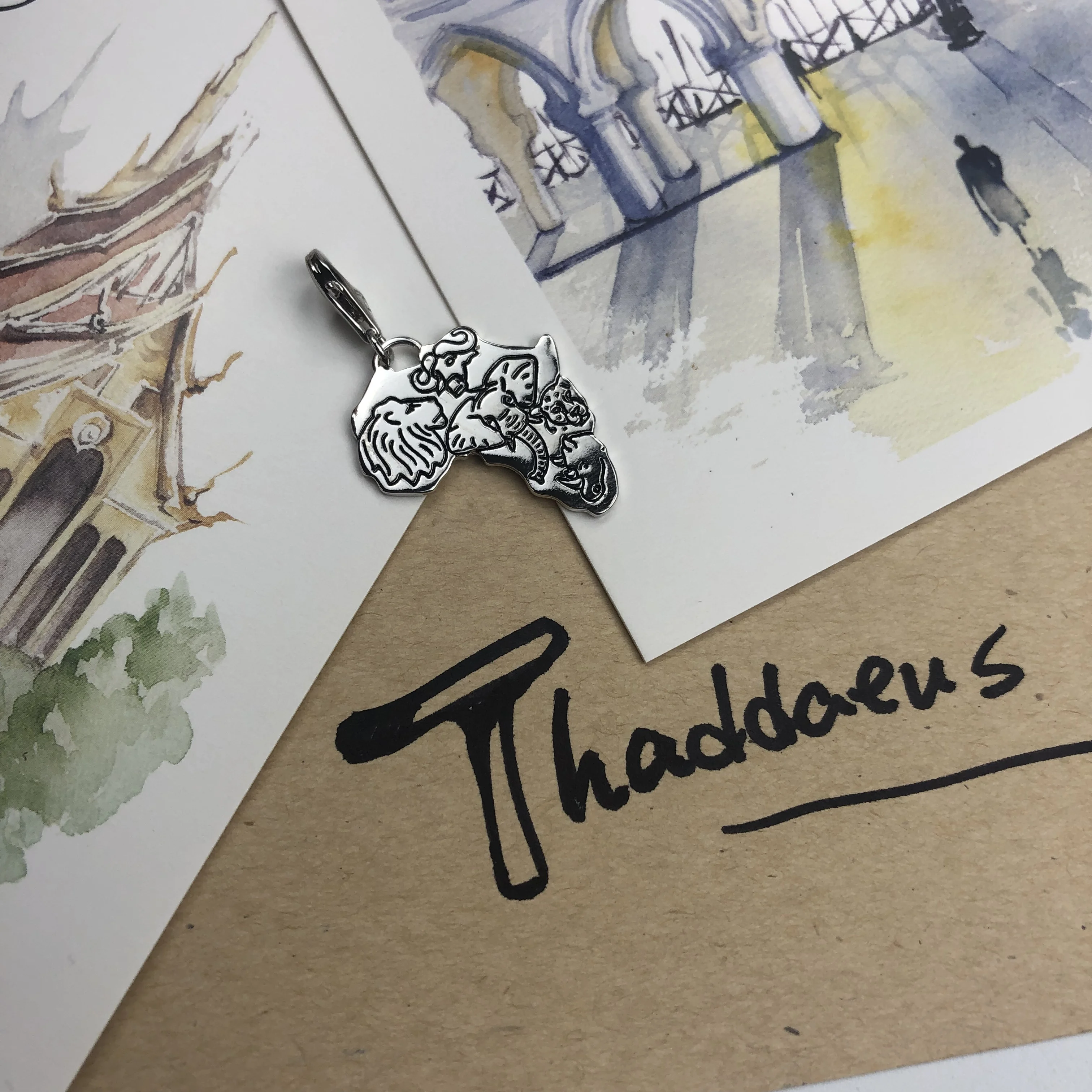 African Pendant 925 Sterling Silver Dangle Charm Women Men New Fine Jewelry