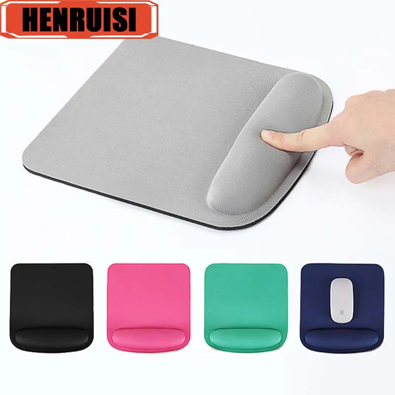 Round EVA Wrist Mouse Pad, suporte de pulso do computador, rebote lento espuma de memória para teclado, PC, laptop