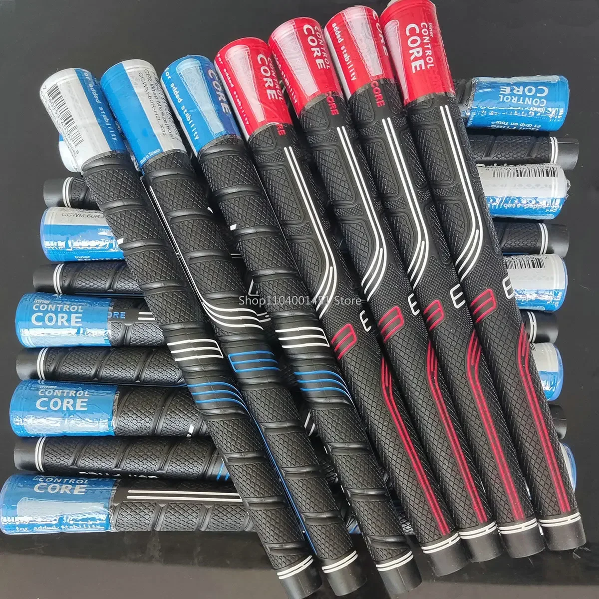 10pcs Grip Jumbo Wood Golf Club Grip Blue Wrap Red Pro Rubber 10pcs Standard/Midsize Golf Grip Iron/Fairway Golf Club Grip