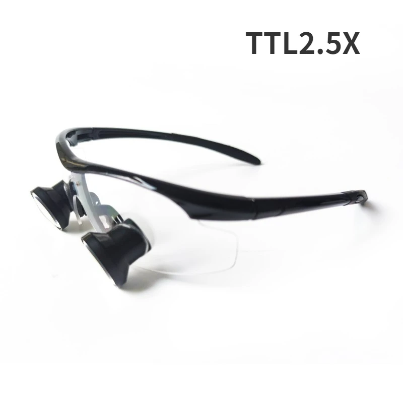 New Arrival Affordable Dental TTL Loupes 2.5X/3.0X/3.5X(Through The Lenses) IPD 52-72mm Tailor Made TTL Medical Loupes