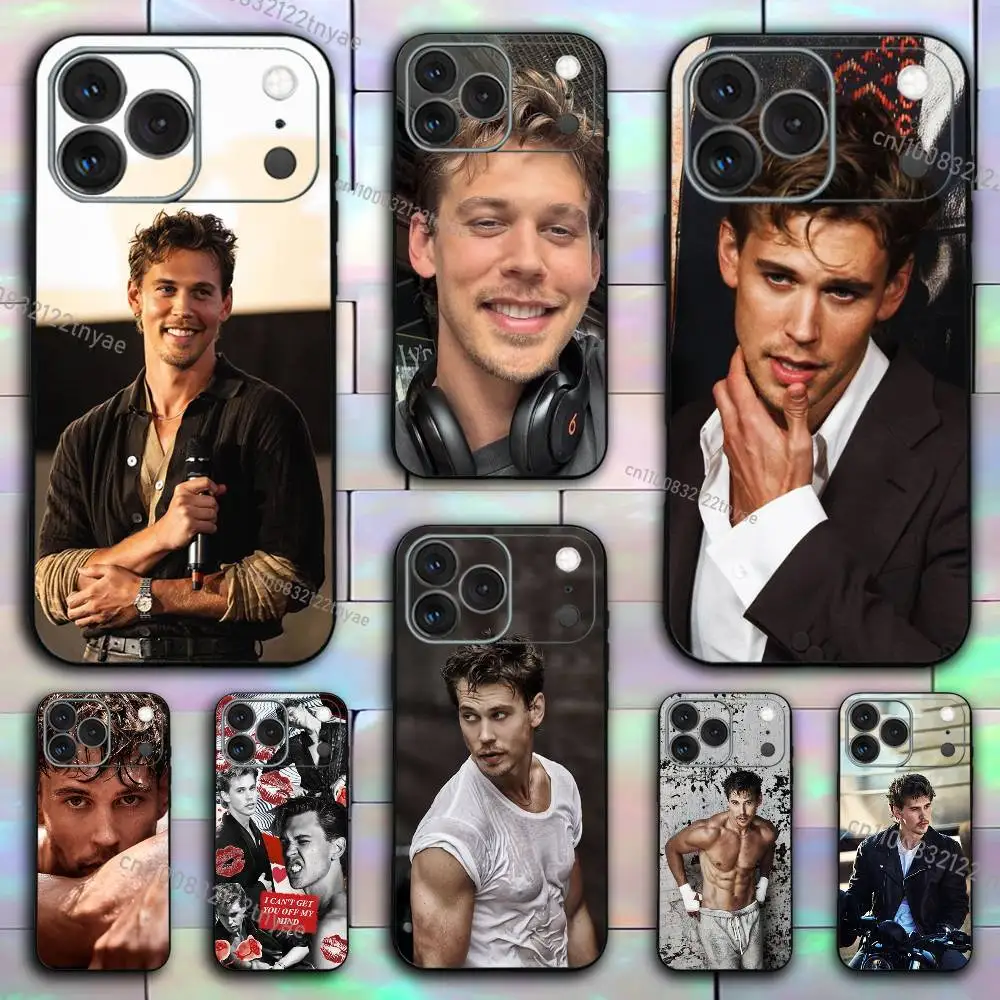 

A-Austin B-Butler For iPhone 17,16,15,14,13,12,11,Pro,X,XS,Max,XR,Plus,Mini Soft Silicone Phone Case Black Shockproof TPU